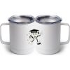 10 oz. White Stainless Steel Coffee Mug Thumbnail