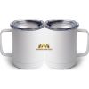 10 oz. White Stainless Steel Coffee Mug Thumbnail
