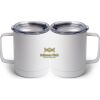 10 oz. White Stainless Steel Coffee Mug Thumbnail