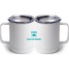 10 oz. White Stainless Steel Coffee Mug Thumbnail
