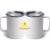 10 oz. White Stainless Steel Coffee Mug Thumbnail