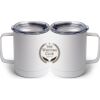 10 oz. White Stainless Steel Coffee Mug Thumbnail