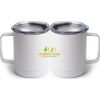 10 oz. White Stainless Steel Coffee Mug Thumbnail