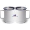 10 oz. White Stainless Steel Coffee Mug Thumbnail