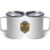 10 oz. White Stainless Steel Coffee Mug Thumbnail