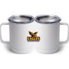 10 oz. White Stainless Steel Coffee Mug Thumbnail
