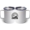 10 oz. White Stainless Steel Coffee Mug Thumbnail