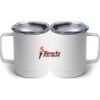 10 oz. White Stainless Steel Coffee Mug Thumbnail