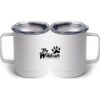10 oz. White Stainless Steel Coffee Mug Thumbnail