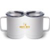 10 oz. White Stainless Steel Coffee Mug Thumbnail