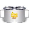 10 oz. White Stainless Steel Coffee Mug Thumbnail