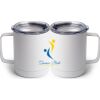 10 oz. White Stainless Steel Coffee Mug Thumbnail