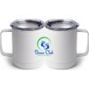 10 oz. White Stainless Steel Coffee Mug Thumbnail
