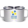 10 oz. White Stainless Steel Coffee Mug Thumbnail