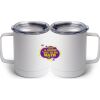 10 oz. White Stainless Steel Coffee Mug Thumbnail