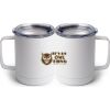 10 oz. White Stainless Steel Coffee Mug Thumbnail