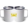 10 oz. White Stainless Steel Coffee Mug Thumbnail