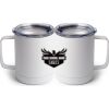 10 oz. White Stainless Steel Coffee Mug Thumbnail