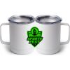 10 oz. White Stainless Steel Coffee Mug Thumbnail