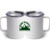 10 oz. White Stainless Steel Coffee Mug Thumbnail