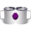 10 oz. White Stainless Steel Coffee Mug Thumbnail