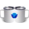 10 oz. White Stainless Steel Coffee Mug Thumbnail