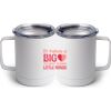 10 oz. White Stainless Steel Coffee Mug Thumbnail