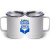 10 oz. White Stainless Steel Coffee Mug Thumbnail