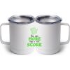 10 oz. White Stainless Steel Coffee Mug Thumbnail