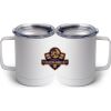 10 oz. White Stainless Steel Coffee Mug Thumbnail