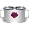 10 oz. White Stainless Steel Coffee Mug Thumbnail