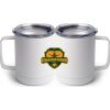 10 oz. White Stainless Steel Coffee Mug Thumbnail