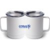 10 oz. White Stainless Steel Coffee Mug Thumbnail