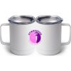 10 oz. White Stainless Steel Coffee Mug Thumbnail