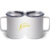 10 oz. White Stainless Steel Coffee Mug Thumbnail