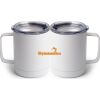 10 oz. White Stainless Steel Coffee Mug Thumbnail