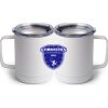 10 oz. White Stainless Steel Coffee Mug Thumbnail