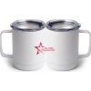 10 oz. White Stainless Steel Coffee Mug Thumbnail