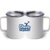 10 oz. White Stainless Steel Coffee Mug Thumbnail
