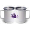 10 oz. White Stainless Steel Coffee Mug Thumbnail
