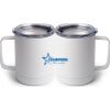 10 oz. White Stainless Steel Coffee Mug Thumbnail