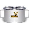 10 oz. White Stainless Steel Coffee Mug Thumbnail