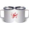 10 oz. White Stainless Steel Coffee Mug Thumbnail