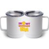 10 oz. White Stainless Steel Coffee Mug Thumbnail