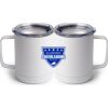 10 oz. White Stainless Steel Coffee Mug Thumbnail
