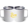 10 oz. White Stainless Steel Coffee Mug Thumbnail