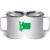 10 oz. White Stainless Steel Coffee Mug Thumbnail