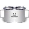 10 oz. White Stainless Steel Coffee Mug Thumbnail
