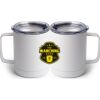 10 oz. White Stainless Steel Coffee Mug Thumbnail