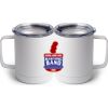 10 oz. White Stainless Steel Coffee Mug Thumbnail
